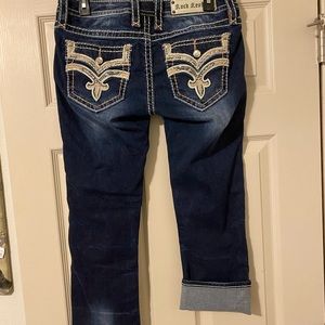 Cropped Rock Revival Jeans